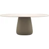 Qeeboo - Cobble Table Top 190 cm Gress Stoneware - Ivory - Table by Elisa Giovannoni - Furnishing - Home - Avvenice