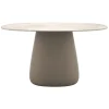 Qeeboo - Cobble Table Top 135 cm Stoneware - Ivory - Table by Elisa Giovannoni - Furnishing - Home - Avvenice^ Furnishings