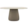 Qeeboo - Cobble Table Top 160 cm HPL - White Warm - Table by Elisa Giovannoni - Furnishing - Home - Avvenice^ Furnishings