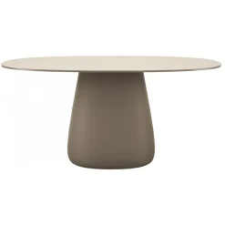 Qeeboo - Cobble Table Top 160 cm HPL - White Warm - Table by Elisa Giovannoni - Furnishing - Home - Avvenice^ Furnishings