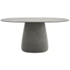 Qeeboo - Cobble Table Top 160 cm Stoneware - Grey Mix - Table by Elisa Giovannoni - Furnishing - Home - Avvenice^ Furnishings