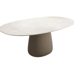 Qeeboo - Cobble Table Top 190 cm Gress Stoneware - Ivory - Table by Elisa Giovannoni - Furnishing - Home - Avvenice