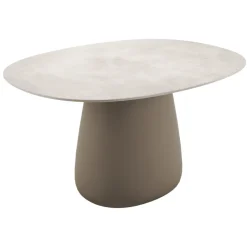 Qeeboo - Cobble Table Top 135 cm Stoneware - Ivory - Table by Elisa Giovannoni - Furnishing - Home - Avvenice^ Furnishings