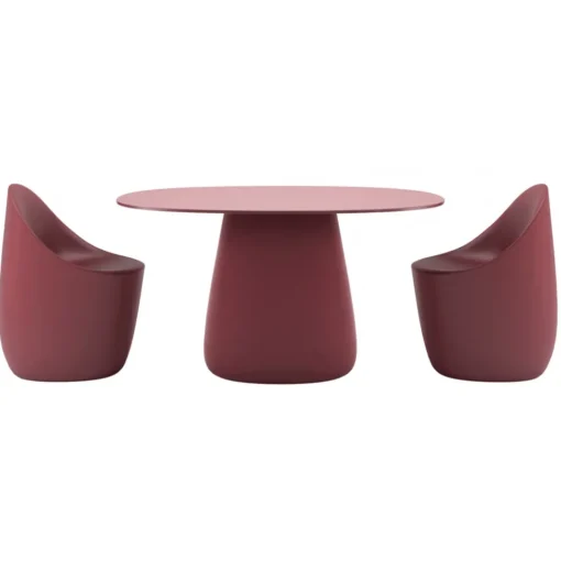 Qeeboo - Cobble Table Top 135 cm HPL - Indian Red - Table by Elisa Giovannoni - Furnishing - Home - Avvenice^ Furnishings