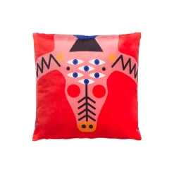 Qeeboo - Cushion Oggian Crocopink (45x45cm) - Pillow by Marco Oggian - Furnishing - Home - Avvenice
