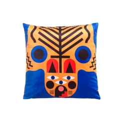 Qeeboo - Cushion Oggian Italian Tiger (45x45cm) - Pillow by Marco Oggian - Furnishing - Home - Avvenice