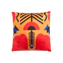 Qeeboo - Cushion Oggian Italian Tiger (45x45cm) - Pillow by Marco Oggian - Furnishing - Home - Avvenice