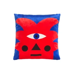 Qeeboo - Cushion Oggian Red Palm (45x45cm) - Pillow by Marco Oggian - Furnishing - Home - Avvenice