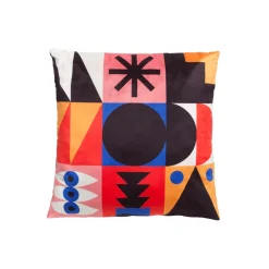 Qeeboo - Cushion Oggian Red Palm (45x45cm) - Pillow by Marco Oggian - Furnishing - Home - Avvenice