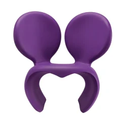 Qeeboo - Don’t F**K With The Mouse Armchair - Purple - Armchair by Ron Arad - Furnishing - Home - Avvenice