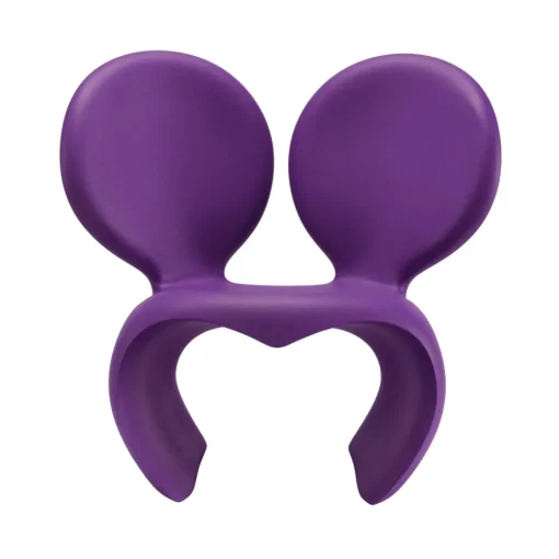 Qeeboo - Don’t F**K With The Mouse Armchair - Purple - Armchair by Ron Arad - Furnishing - Home - Avvenice