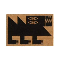Qeeboo - Doormat Diagonal Camel - Doormat by Marco Oggian - Furnishing - Home - Avvenice^ Furnishings