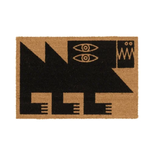 Qeeboo - Doormat Diagonal Camel - Doormat by Marco Oggian - Furnishing - Home - Avvenice^ Furnishings