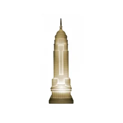 Qeeboo - Empire Lamp Metal Finish - Gold - Free Standing Lamp by Studio Job - Lighting - Home - Avvenice^ Lighting & Lamps