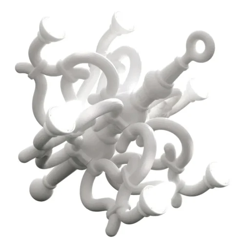 Qeeboo - Fallen Chandelier XL - White - Chandelier by Studio Job - Lighting - Home - Avvenice