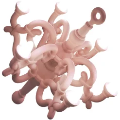 Qeeboo - Fallen Chandelier M - Powder Pink - Chandelier by Studio Job - Lighting - Home - Avvenice^ Lighting & Lamps