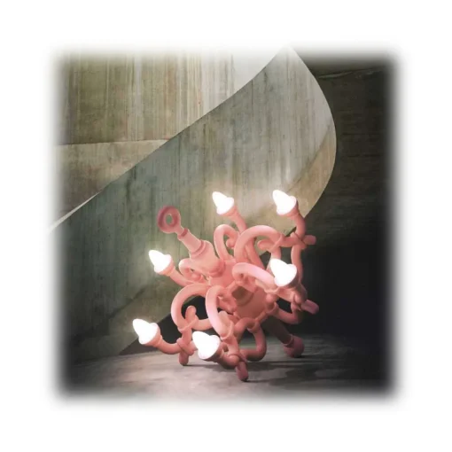 Qeeboo - Fallen Chandelier XL - Powder Pink - Chandelier by Studio Job - Lighting - Home - Avvenice