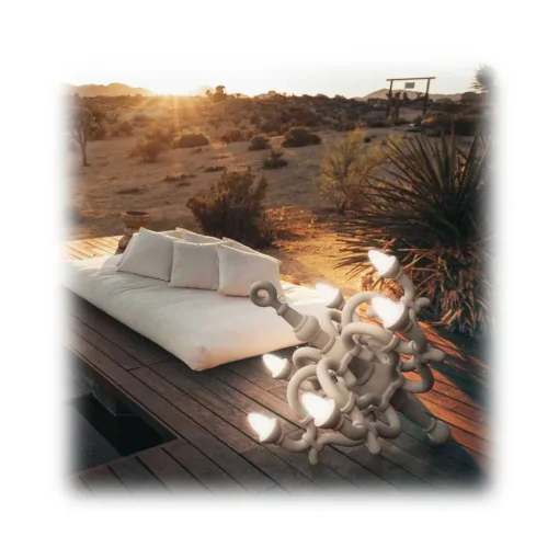Qeeboo - Fallen Chandelier XL - Powder Pink - Chandelier by Studio Job - Lighting - Home - Avvenice