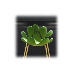 Qeeboo - Filicudi Chair - Set of 2 Pieces - Balsam Green Brass - Chair by Stefano Giovannoni - Furnishing - Home - Avvenice