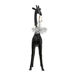 Qeeboo - Giraffe in Love M Outdoor - Black - Chandelier by Marcantonio - Lighting - Home - Avvenice