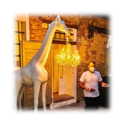 Qeeboo - Giraffe in Love M Outdoor - White - Chandelier by Marcantonio - Lighting - Home - Avvenice^ Lighting & Lamps
