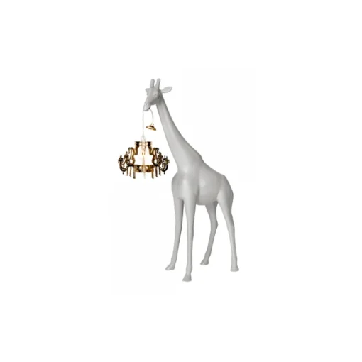 Qeeboo - Giraffe in Love XS - Cold Sand - Free Standing Lamp by Marcantonio - Lighting - Home - Avvenice
