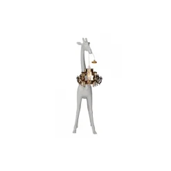 Qeeboo - Giraffe in Love XS - Cold Sand - Free Standing Lamp by Marcantonio - Lighting - Home - Avvenice