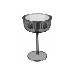 Qeeboo - Goblets Table Lamp Wide - Smoke - Lamp by Stefano Giovannoni - Lighting - Home - Avvenice