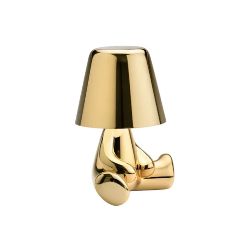 Qeeboo - Golden Brothers Joe - Gold - Chandelier by Stefano Giovannoni - Lighting - Home - Avvenice^ Lighting & Lamps