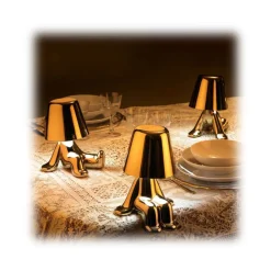 Qeeboo - Golden Brothers Tom - Gold - Chandelier by Stefano Giovannoni - Lighting - Home - Avvenice^ Lighting & Lamps