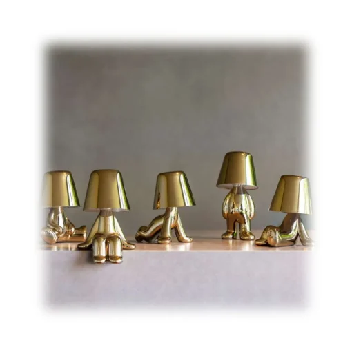 Qeeboo - Golden Brothers Tom - Gold - Chandelier by Stefano Giovannoni - Lighting - Home - Avvenice^ Lighting & Lamps