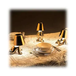 Qeeboo - Golden Brothers Tom - Gold - Chandelier by Stefano Giovannoni - Lighting - Home - Avvenice^ Lighting & Lamps