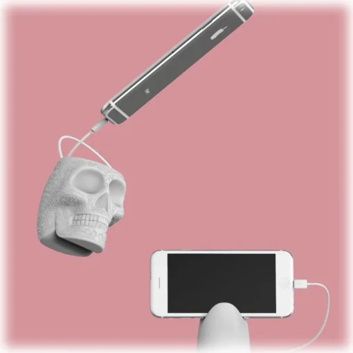 Qeeboo - Killer - Pink - High Capacity Portable Power Bank USB Charger - Mini - Portable Batteries - 2600 mAh - Avvenice^ Accessories