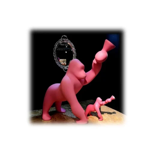 Qeeboo - Kong - Bright Pink - Free Standing Lamp by Stefano Giovannoni - Lighting - Home - Avvenice