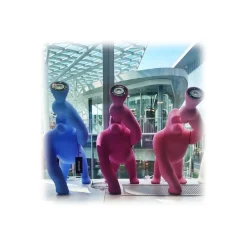 Qeeboo - Kong XS - Bright Pink - Free Standing Lamp by Stefano Giovannoni - Lighting - Home - Avvenice
