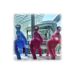 Qeeboo - Kong XS - Light Blue - Free Standing Lamp by Stefano Giovannoni - Lighting - Home - Avvenice^ Lighting & Lamps