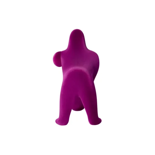 Qeeboo - Kong XS Velvet Finish - Violet - Free Standing Lamp by Stefano Giovannoni - Lighting - Home - Avvenice