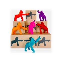 Qeeboo - Kong XS Velvet Finish - Violet - Free Standing Lamp by Stefano Giovannoni - Lighting - Home - Avvenice