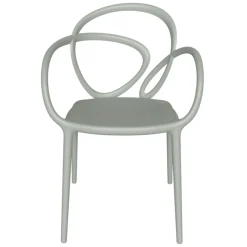 Qeeboo - Loop Chair Without Cushion Set of 2 Pieces - Greyish Green - Chair by Front - Furnishing - Home - Avvenice
