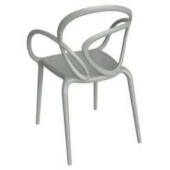Qeeboo - Loop Chair Without Cushion Set of 2 Pieces - Greyish Green - Chair by Front - Furnishing - Home - Avvenice