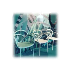 Qeeboo - Loop Chair Without Cushion Set of 2 Pieces - Sage Green - Chair by Front - Furnishing - Home - Avvenice^ Furnishings