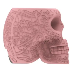 Qeeboo - Mexico Skull - Pink - High Capacity Portable Power Bank USB Charger - Mini - Portable Batteries - 2600 mAh - Avvenice