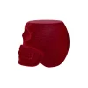 Qeeboo - Mexico Stool and Sidetable Velvet Finish - Red - Chair by Studio Job - Furniture - Home - Avvenice^ Furnishings