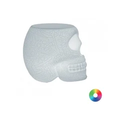 Qeeboo - Mexico Stool and Sidetable Lamp - Translucent Multicolor - Chair by Studio Job - Furnishing - Home - Avvenice