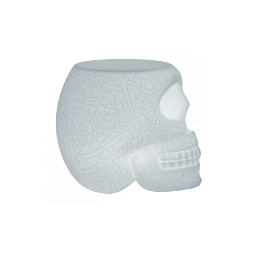 Qeeboo - Mexico Stool and Sidetable Lamp - Translucent US - Chair by Studio Job - Furnishing - Home - Avvenice^ Furnishings