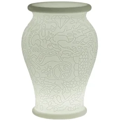 Qeeboo - Ming Planter and Champagne Cooler with Rechargeable Led - Translucent - Planter by Studio Job - Avvenice