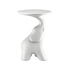 Qeeboo - Pako - White - Side Table by Stefano Giovannoni - Furnishing - Home - Avvenice
