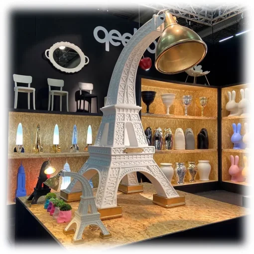 Qeeboo - Paris XL - White - Free Standing Lamp by Studio Job - Lighting - Home - Avvenice^ Lighting & Lamps