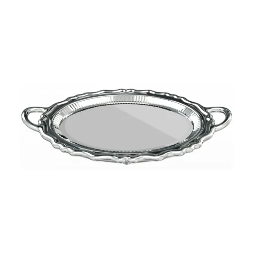 Qeeboo - Plateau Miroir Metal Finish - Silver - Mirror by Studio Job - Furnishing - Home - Avvenice
