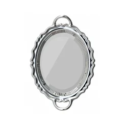 Qeeboo - Plateau Miroir Metal Finish - Silver - Mirror by Studio Job - Furnishing - Home - Avvenice